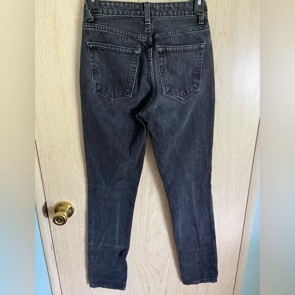 Reformation - Julia High Cigarette Jean - Size 23- Black Distressed - Picture 10 of 10